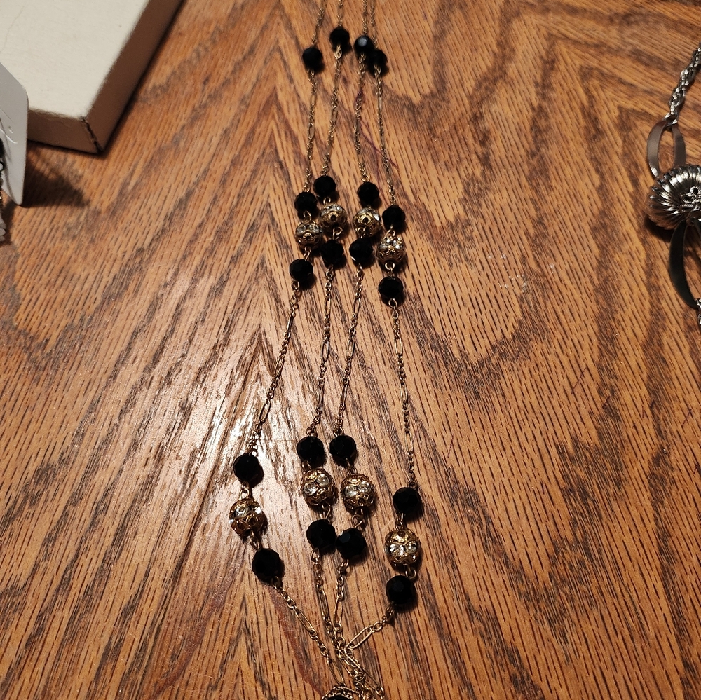Black and Gold necklace